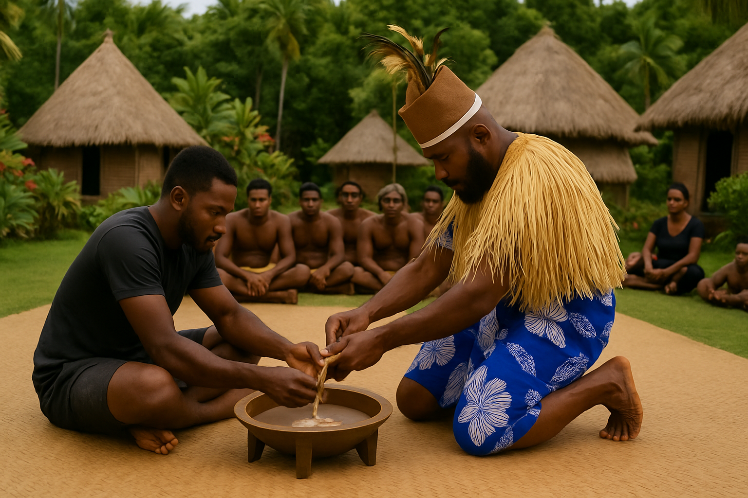 Landscape Kava Ceremony